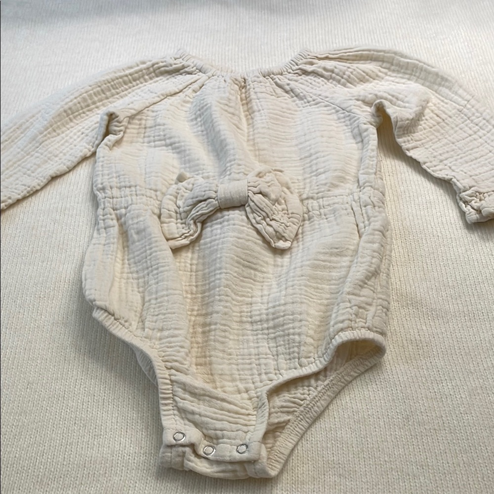 Target Cream Bodysuit One Piece with Soft Fabric